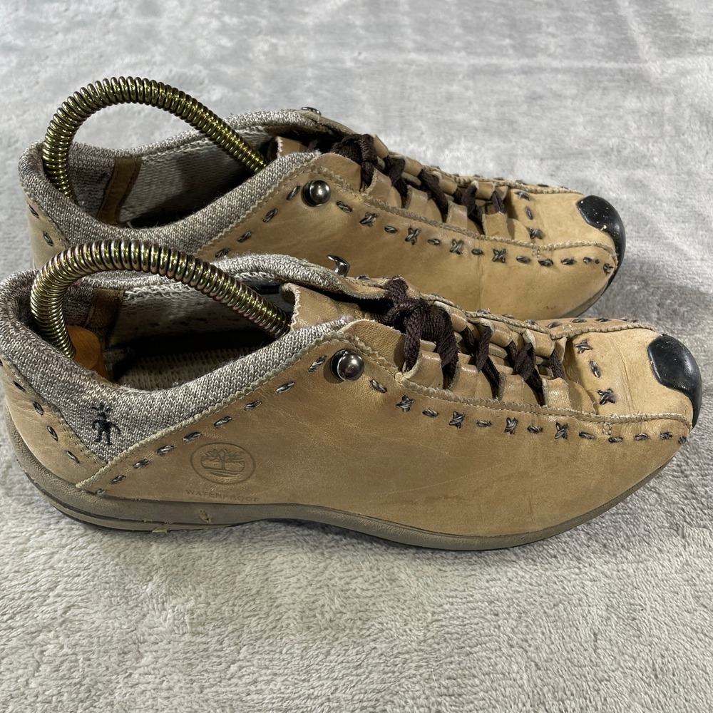 Timberland Smartwool Shoes Womens 7 Tan Waterproof Leather Hiking Camping